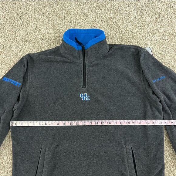 Vintage Columbia Kentucky Wildcats Fleece Quarter Zip Men's L - Picture 4 of 8